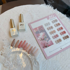 Soft Blossom Gel Polish Collection – Sheer Neutral Pink Nail Gel
