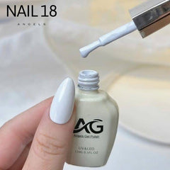 Sheer Milky White Gel Polish – Natural Jelly Nail Color
