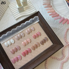 Soft Blossom Gel Polish Collection – Sheer Neutral Pink Nail Gel